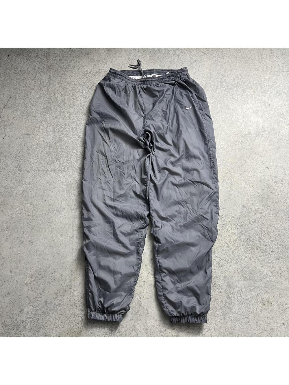 Vtg 90s Grey Nike Baggy Track Pants Mens Sz. XL Jogger Swoosh
